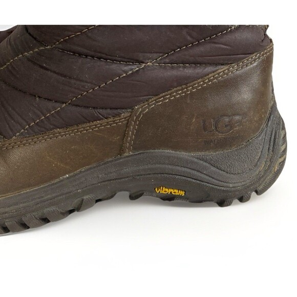 UGG Waterproof Event Brown Vibram Winter Snow Boots Women's US 7 EU 38 Sherpa - Picture 3 of 14